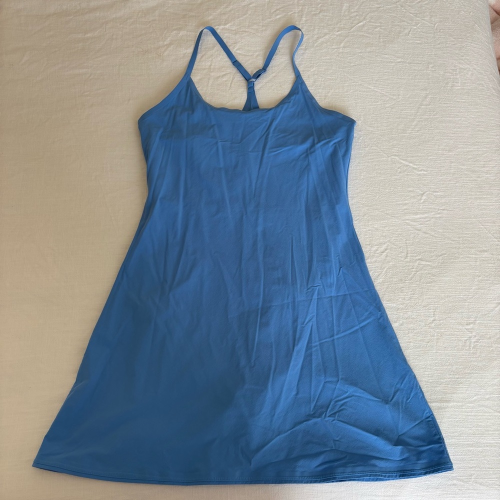 Outdoor Voices Blue Racerback Dress